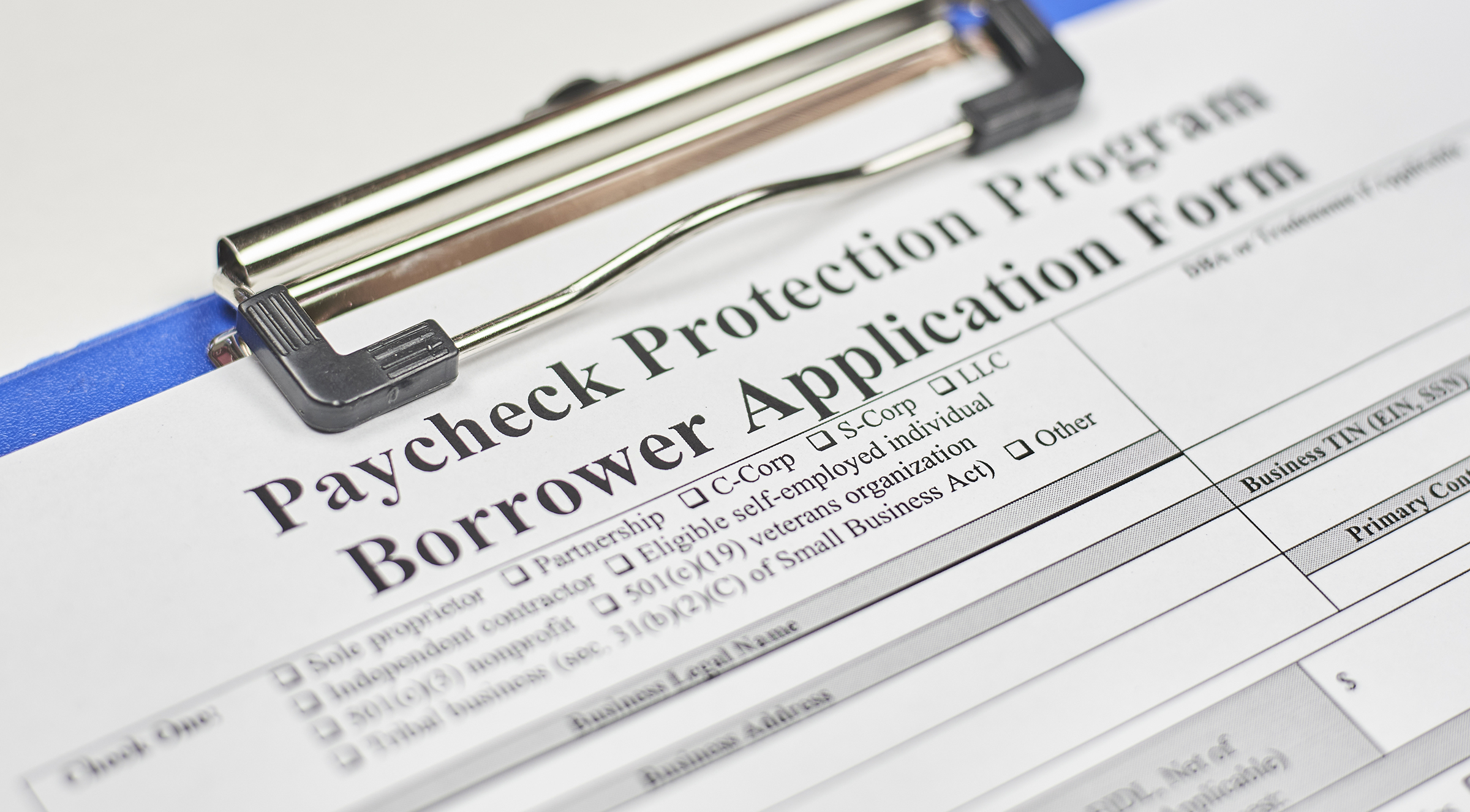 Application for Paycheck Protection Program