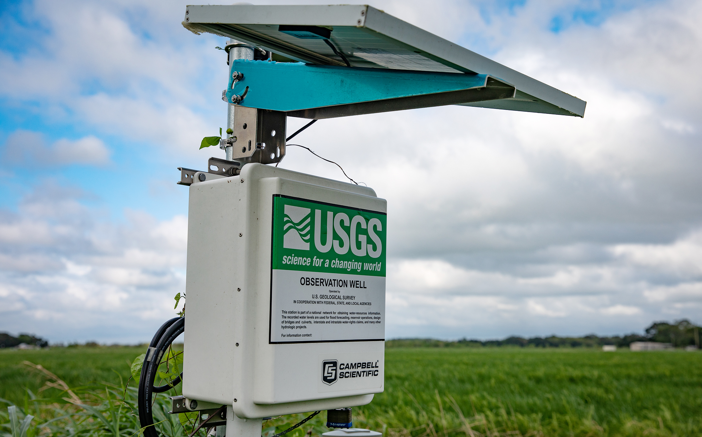 Machinery to monitor wells in a field